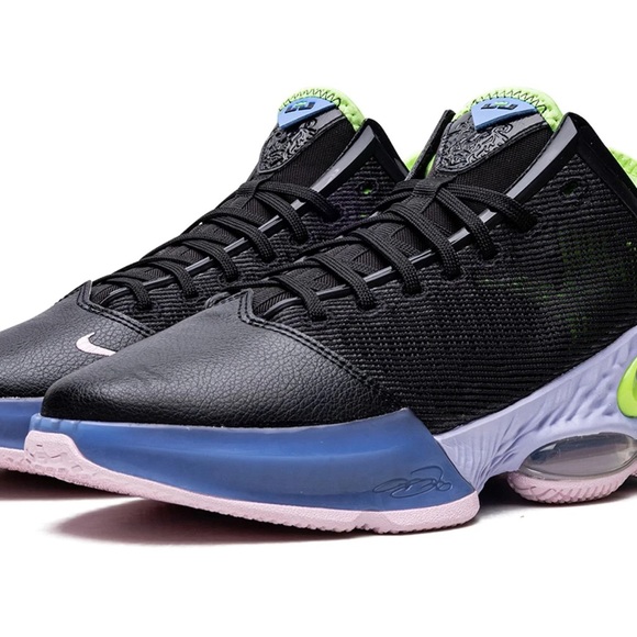 Nike LeBron XIX low, black with green, pink and purple. Size 12 NWB - Picture 2 of 8